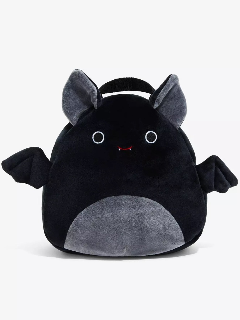 SQUISHMALLOWS HOT TOPIC Bio World Emily The Bat Plush Makeup Bag Black Like New
